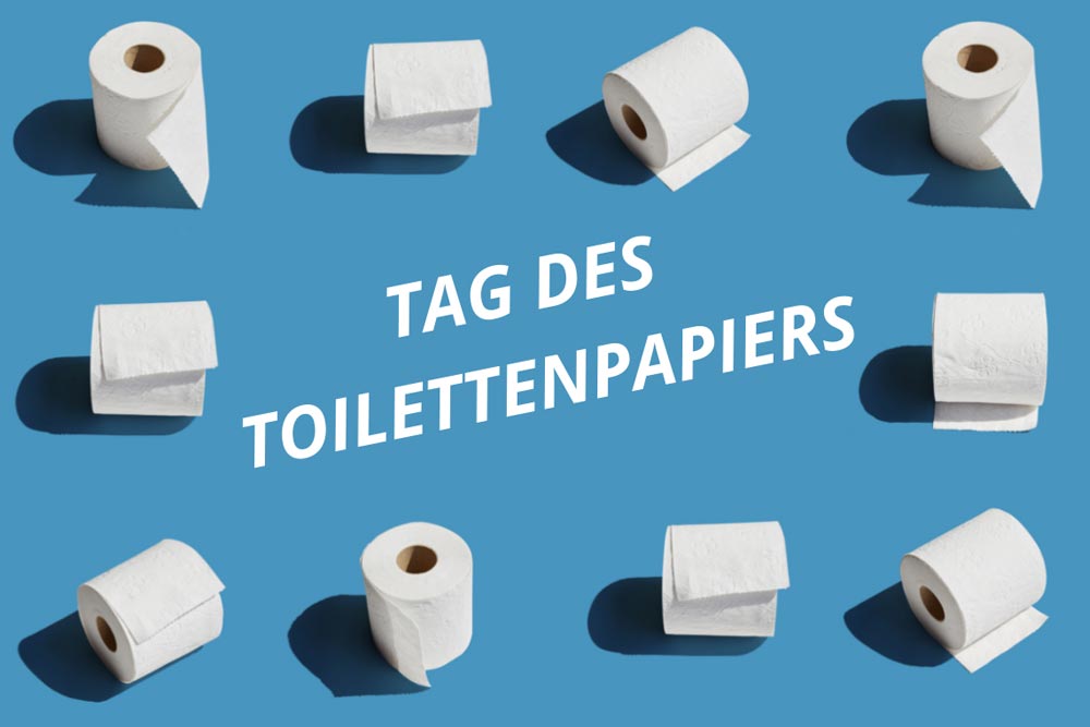 Die Stadtentwässerung Stuttgart SES weist auf den Tag des Toilettenpapiers am 26. August hin.